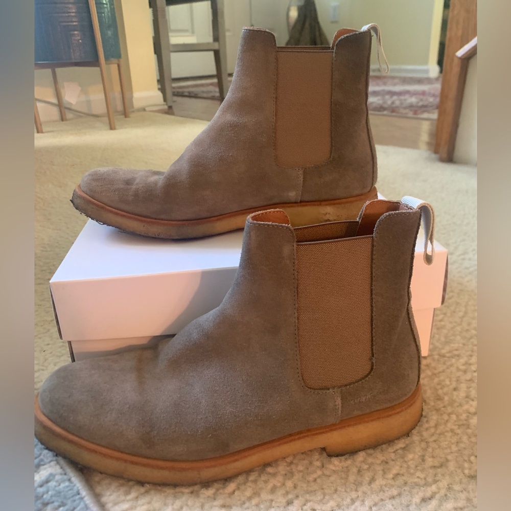 Common Projects Suede Chelsea Boots